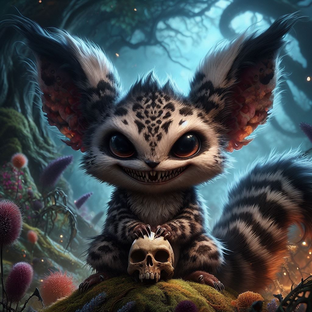 Evil little squirrel creature