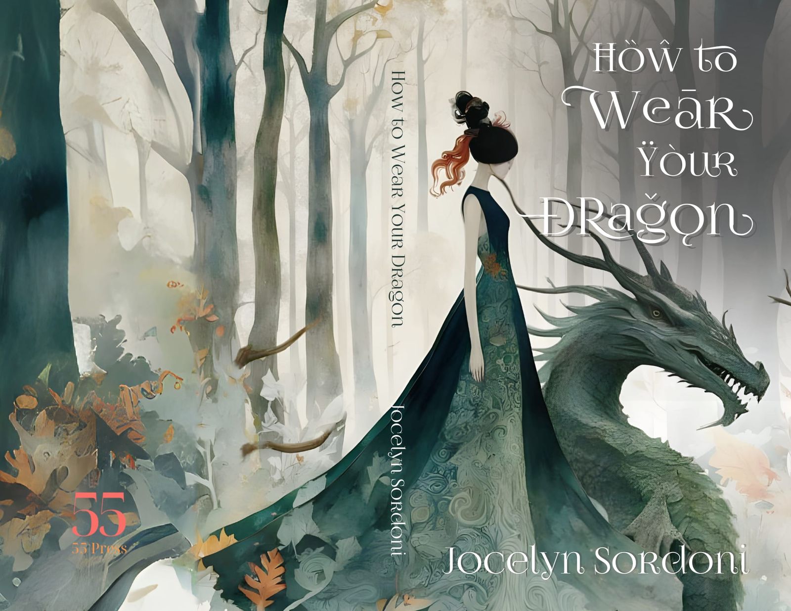 The book cover for How to Wear Your Dragon (in progress...)