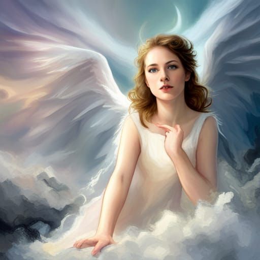 Angel cat