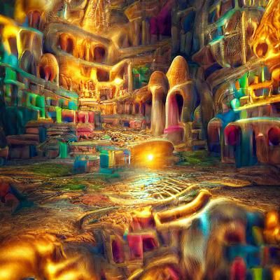 Underground City of magical beings