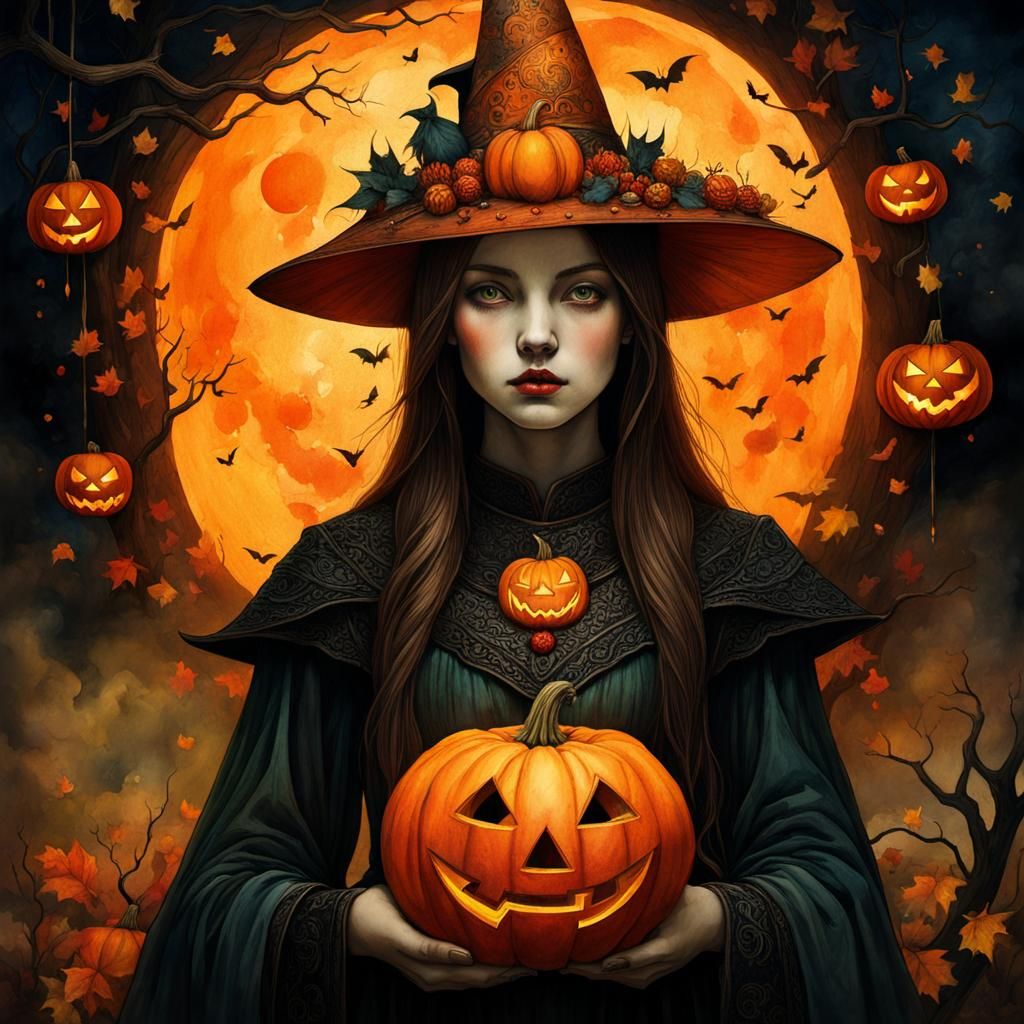999 Witches for Halloween (663) - AI Generated Artwork - NightCafe Creator