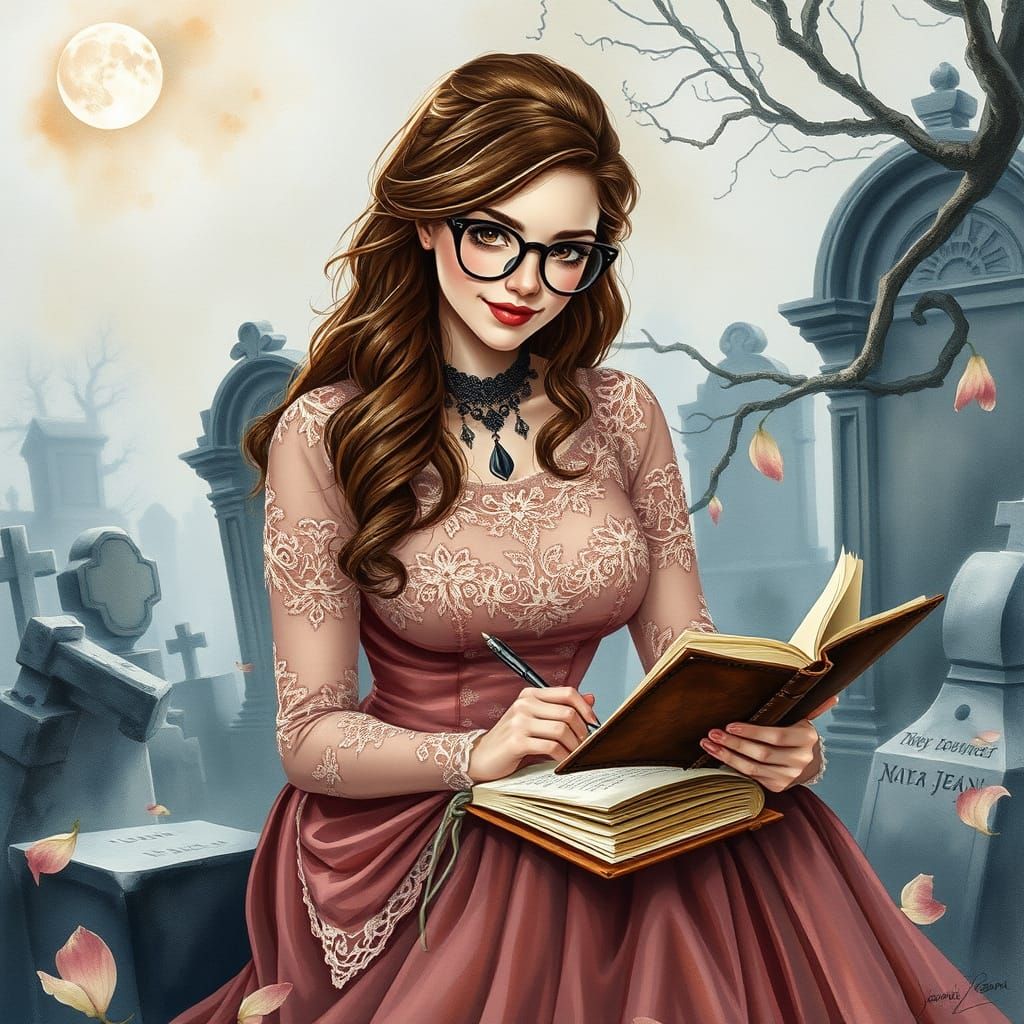 Stories to be written in the moonlight!  by @Brittany Mitchell