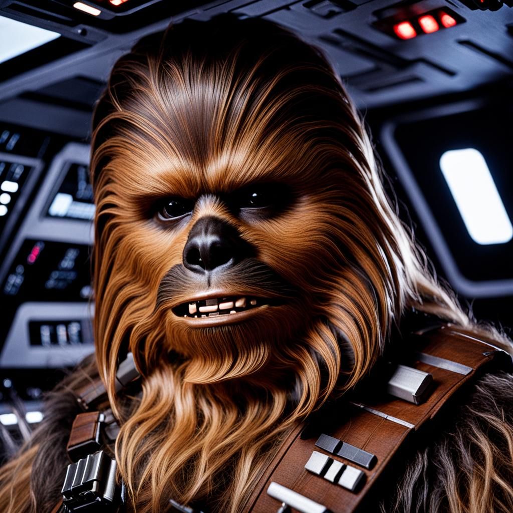 Chewbacca - The Life Debt - AI Generated Artwork - NightCafe Creator