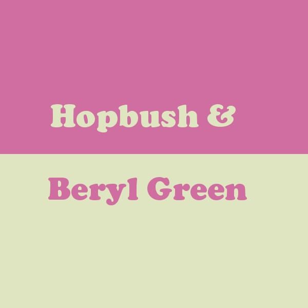 Dichromatic Palette - Beryl Green & Hopbush