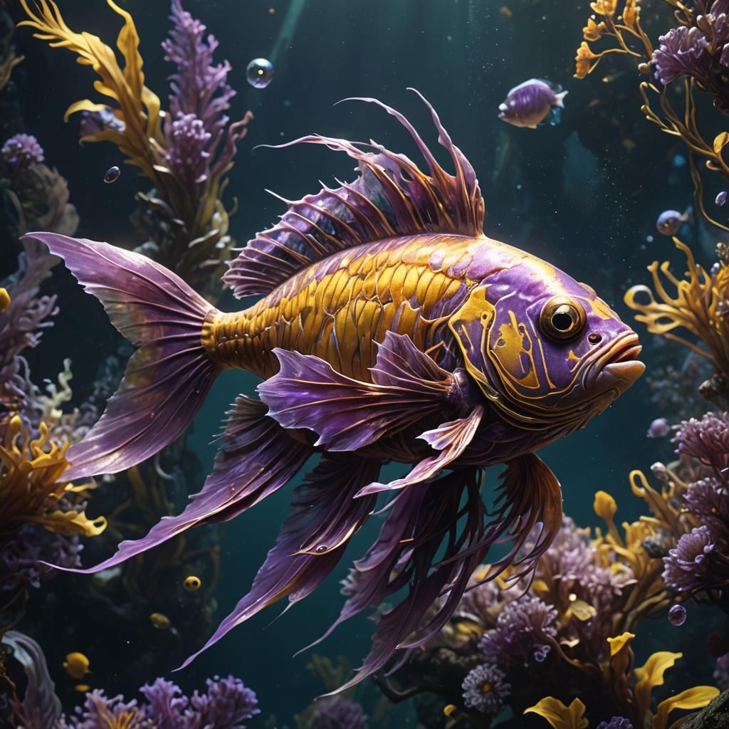 camouflaged fish  by @thane of fyfe