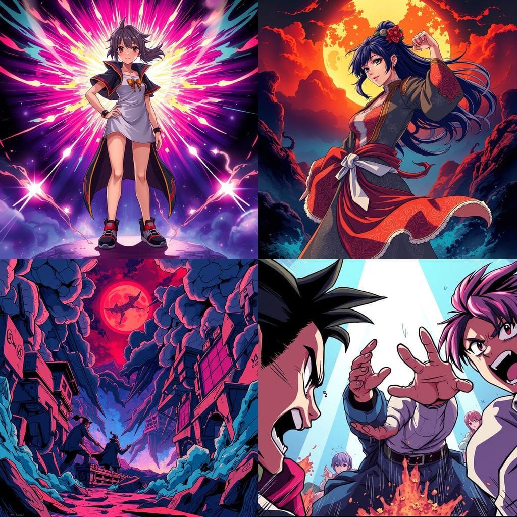 Surreal Nighttime Light Trails Created with Luminescent Pain...