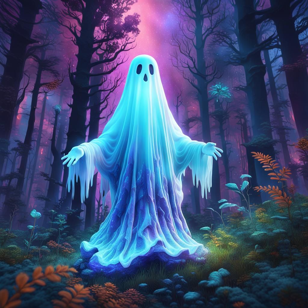 ghost of the forest - AI Generated Artwork - NightCafe Creator