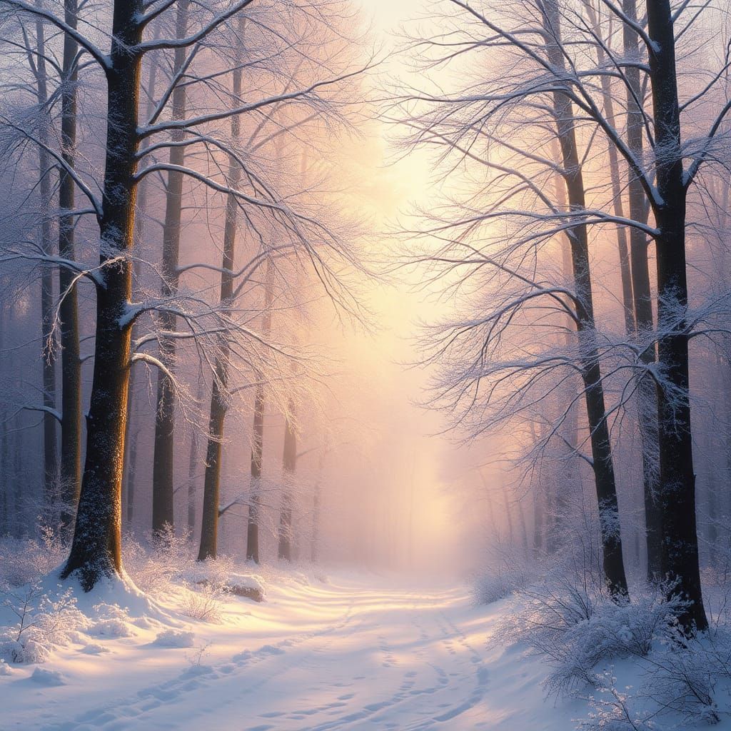 Winter Forest  by @Mahina