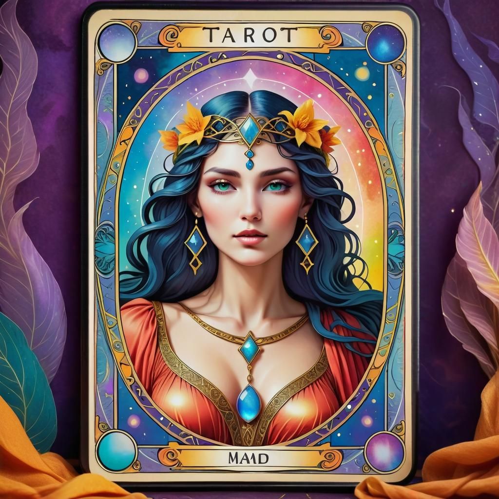 Tarot Cards | Mysterious Woman   by @Creative Digital Artist