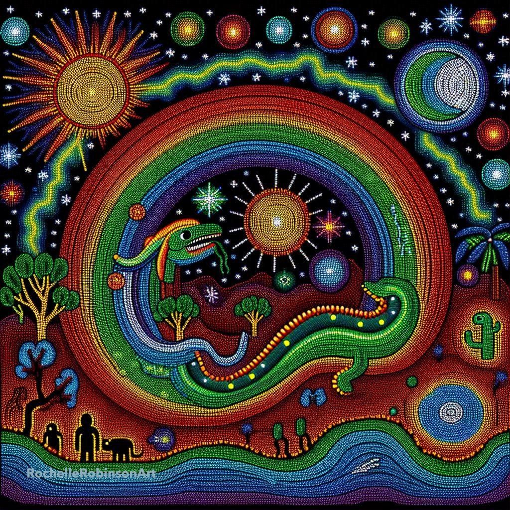 The Rainbow Serpent - Dreamtime Story Of Creation