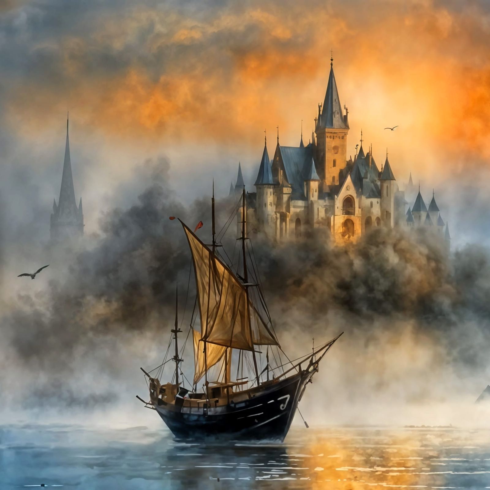 Castle by the sea  by @Zand