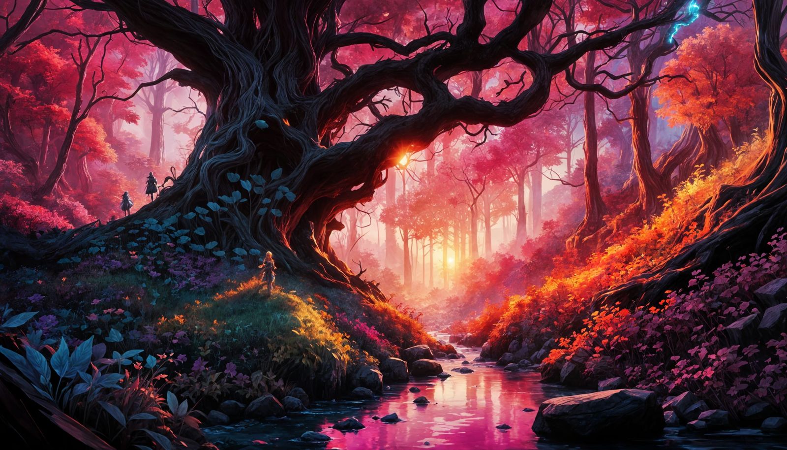 Fantasy Forest  by @The Leycer