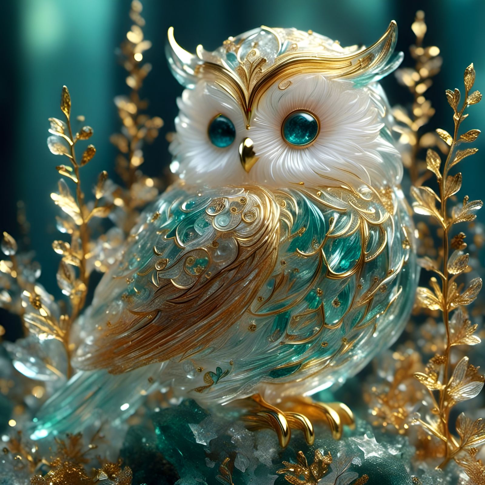 <lora:crystalclear:1.0>The most scandalous owl 