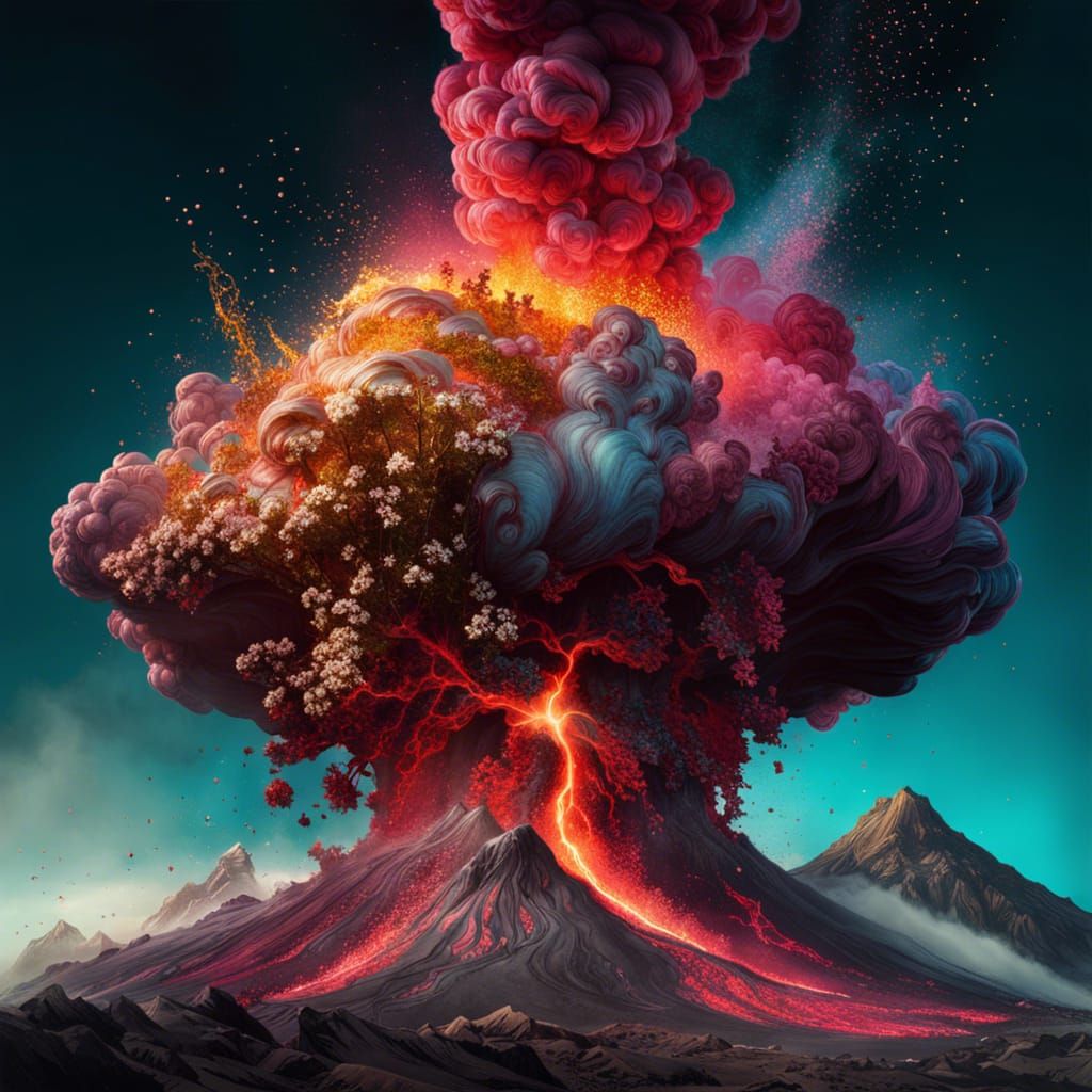 The volcano