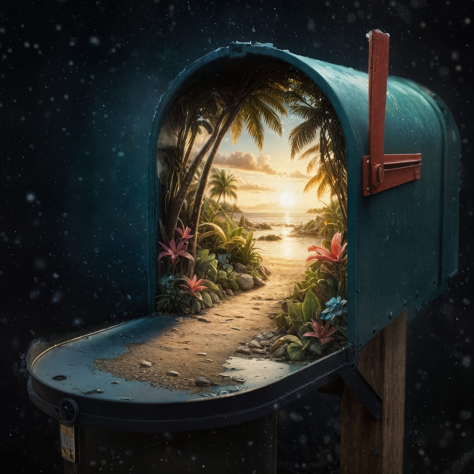 Postal Paradise  by @George Stanley