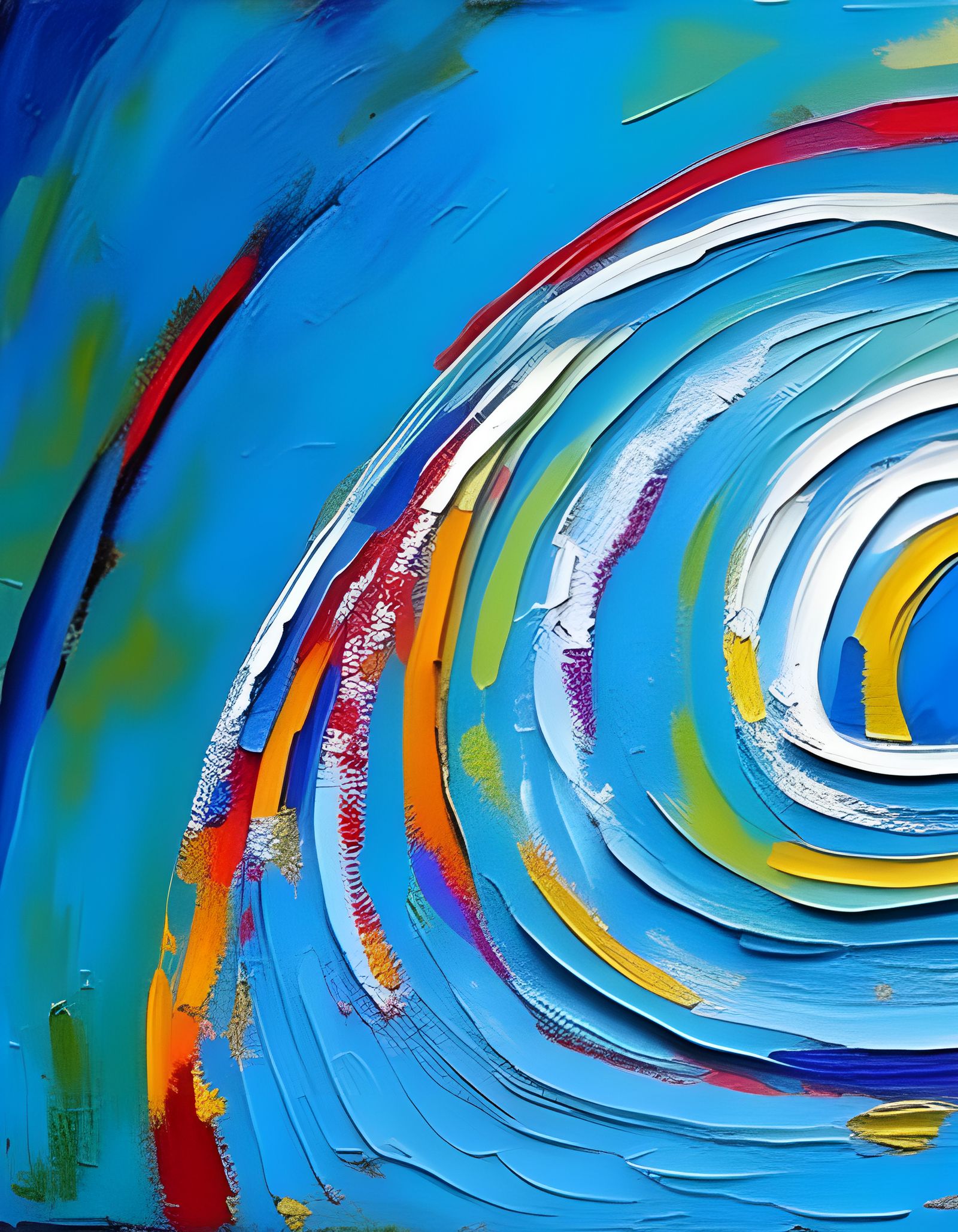 abstract , neoimpressionism expressionist style oil painting, smooth