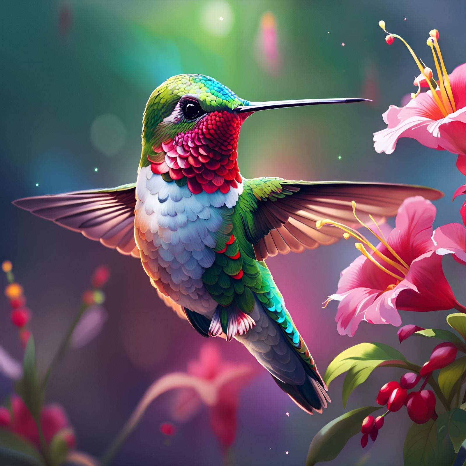 Humming Bird Dreams  by @Celeste Atom
