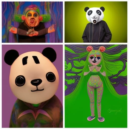Puppet Panda Simple Bop