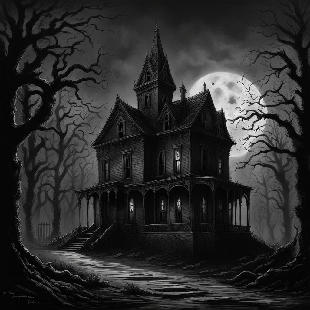 Whispering Hollows Estate - Haunted House (series) - AI Generated ...