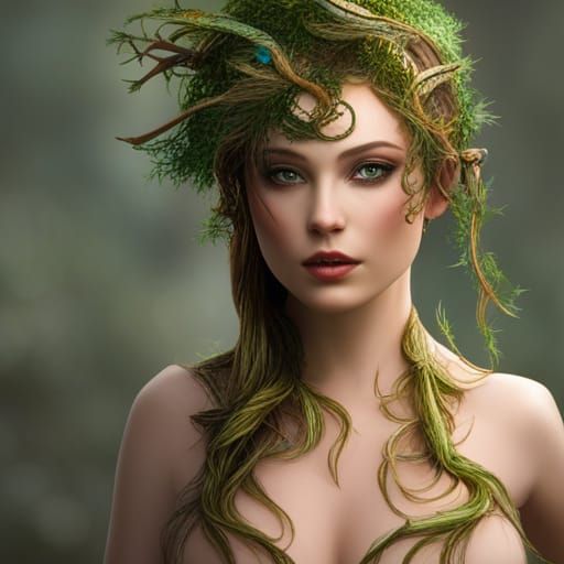 beautiful dryad - AI Generated Artwork - NightCafe Creator