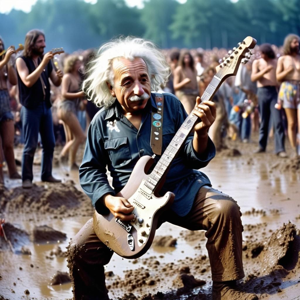 Albert Einstein at Woodstock