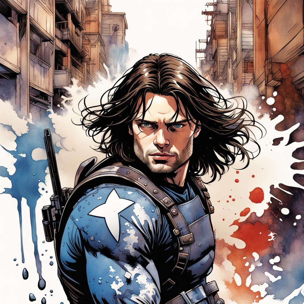 Bucky Barnes Aka Winter Soldier Ai Generated Artwork Nightcafe Creator