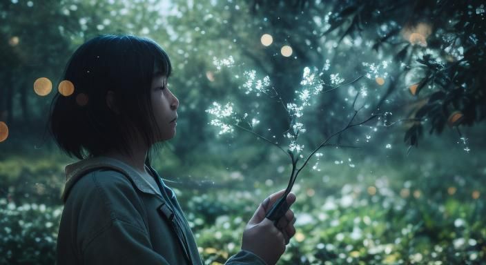 This scene underscores life's profound interconnectedness.
,...