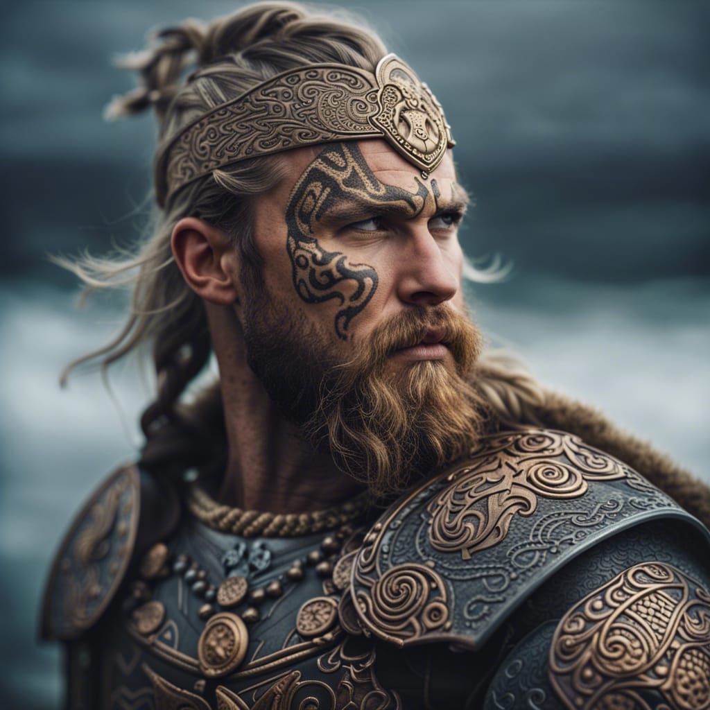Portrait of a Viking   by @Mr Doodle