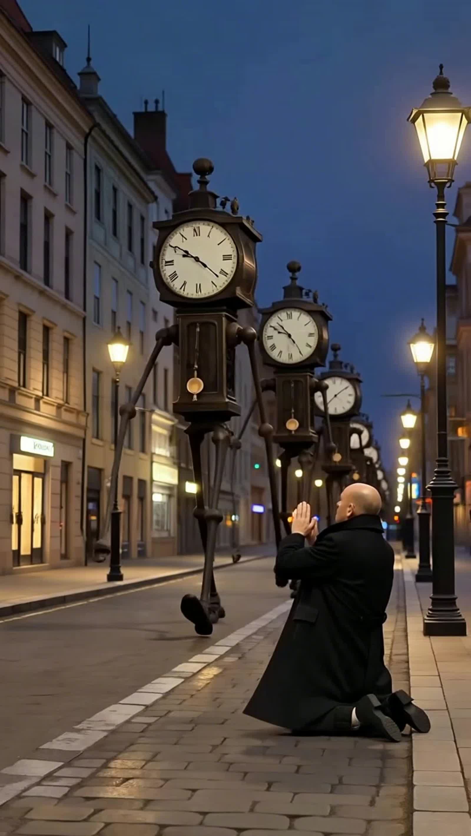 Time Marches On. (He begs for Time to Slow Down)