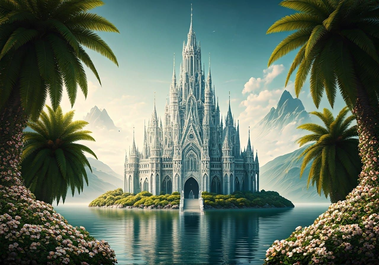 Magical castle  by @Jin