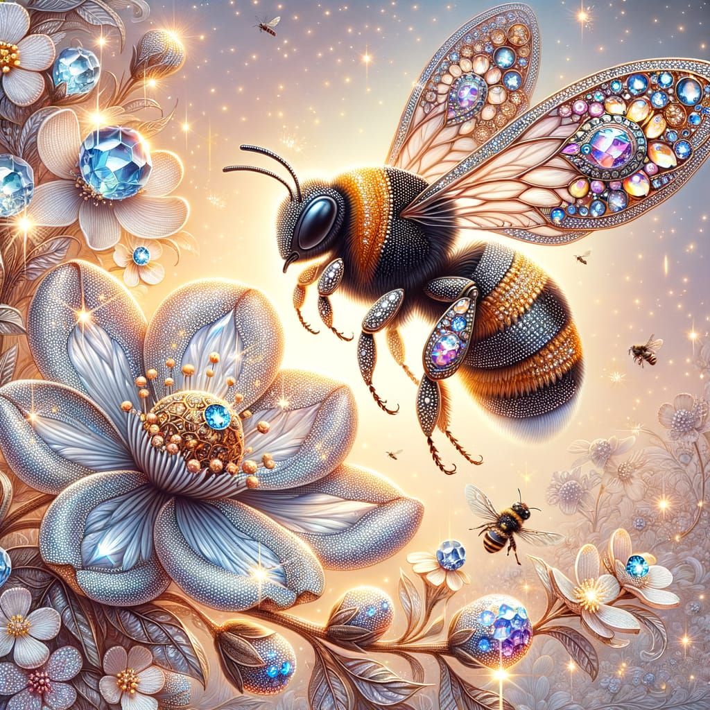 Jeweled bumble bee