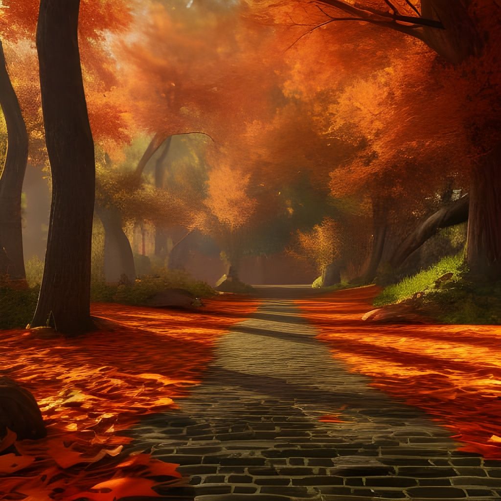 Autumn path false