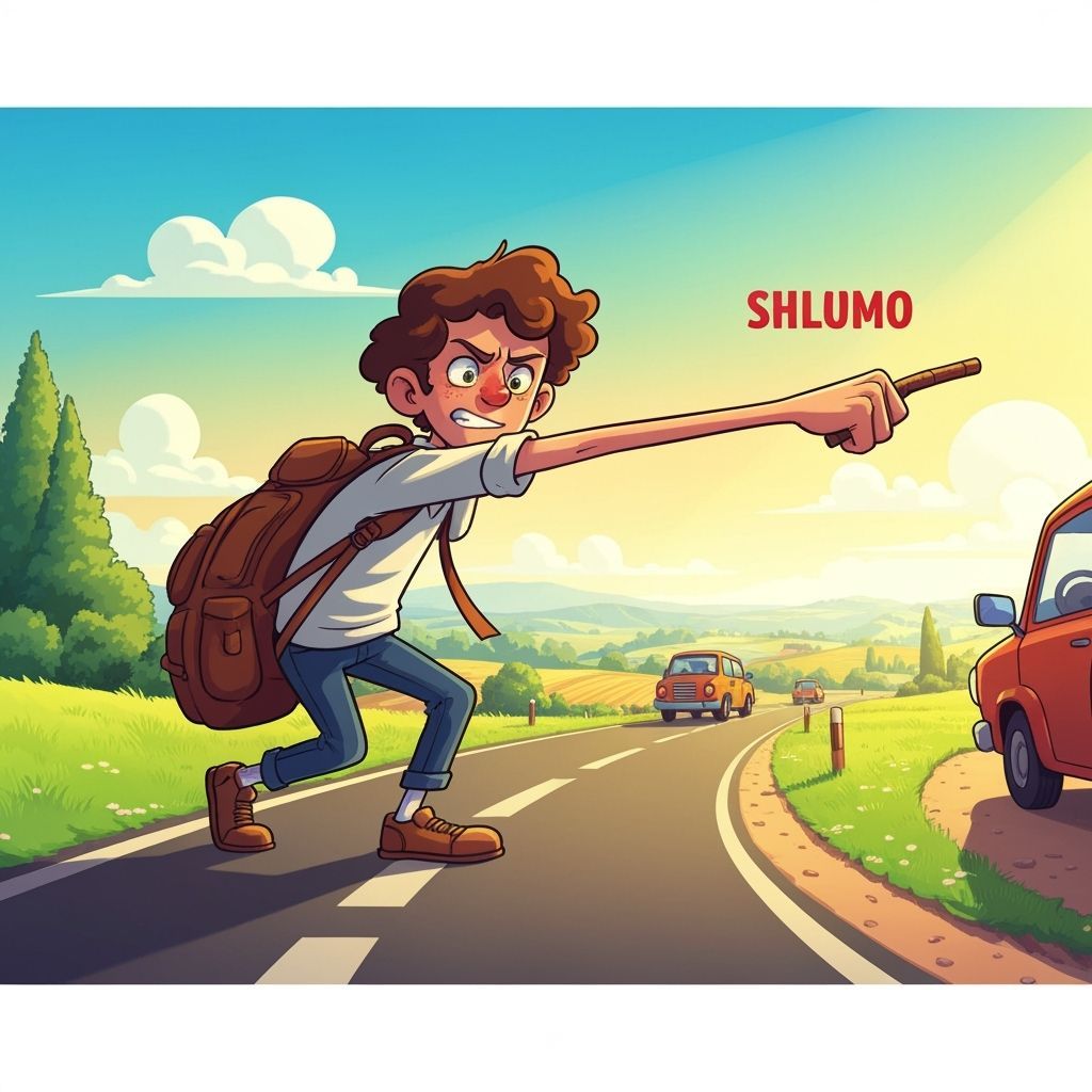 Yeshiva Boy's Whimsical Hitchhike to Meron