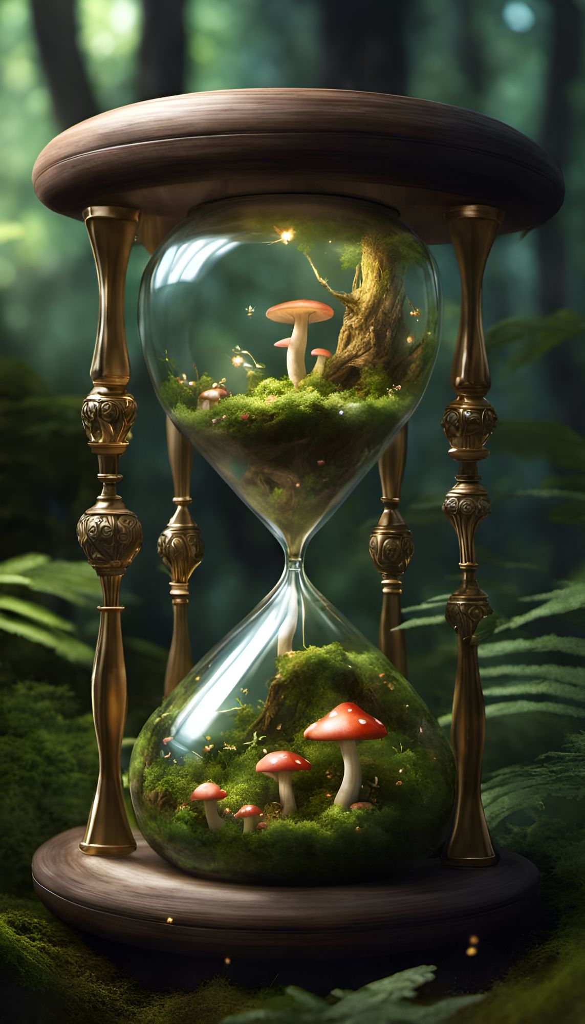 Surreal hourglass 2025