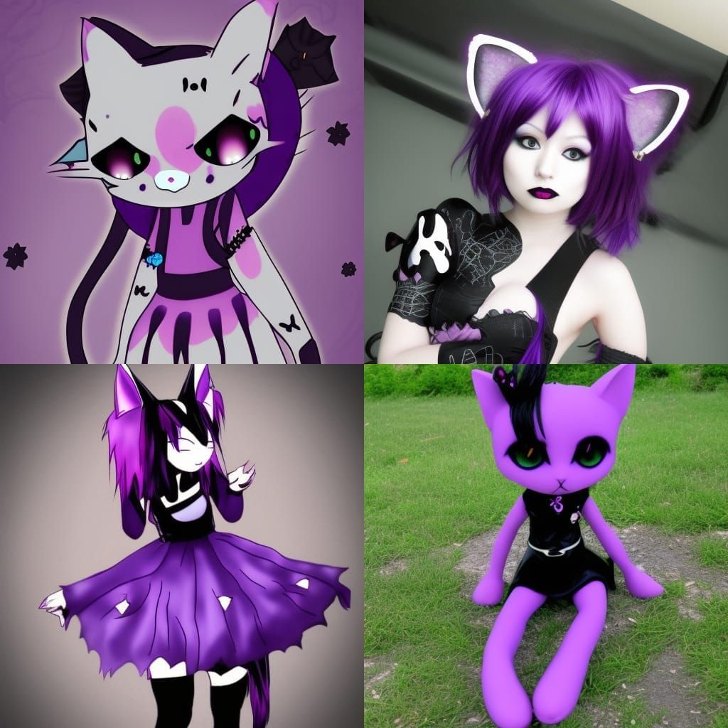 purple neko