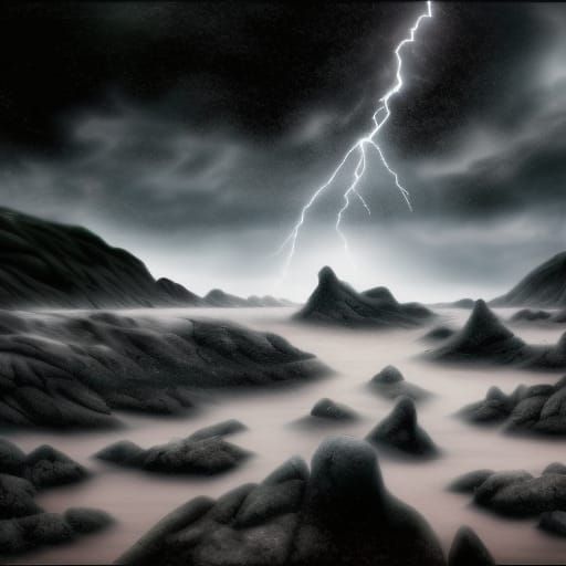 desolate, rocky, baren, isolated shorelines, rocky islands, ...