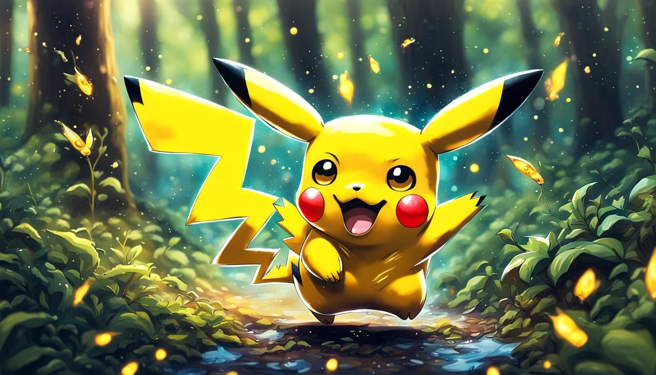 Cute Chibi pikachu 2 - AI Generated Artwork - NightCafe Creator