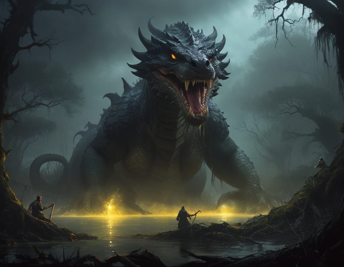 Ancient Komodo Dragon