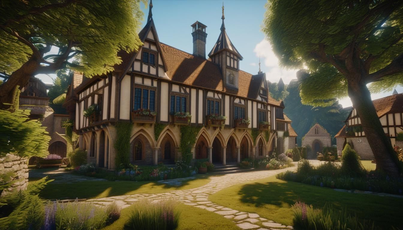 The Lord's Manor House - AI Generated Artwork - NightCafe Creator