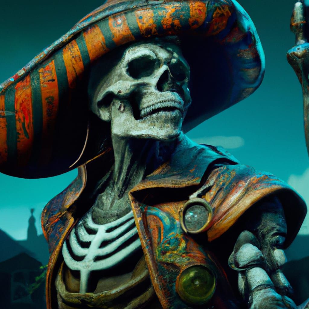 Pirate Skeleton  by @Matej