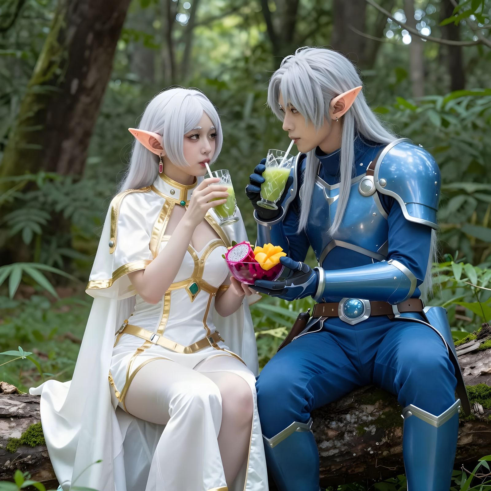 「翡翠の休息」Hisui no Kyuusuiki - Jade Rest  by @Yuugitsune