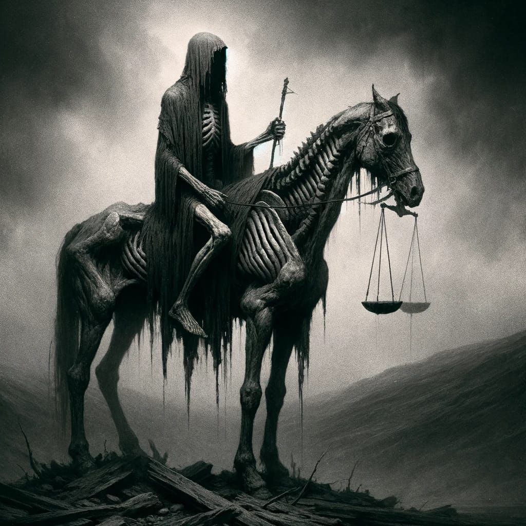 Famine - The 3rd Horseman (Series) - AI Generated Artwork - NightCafe ...