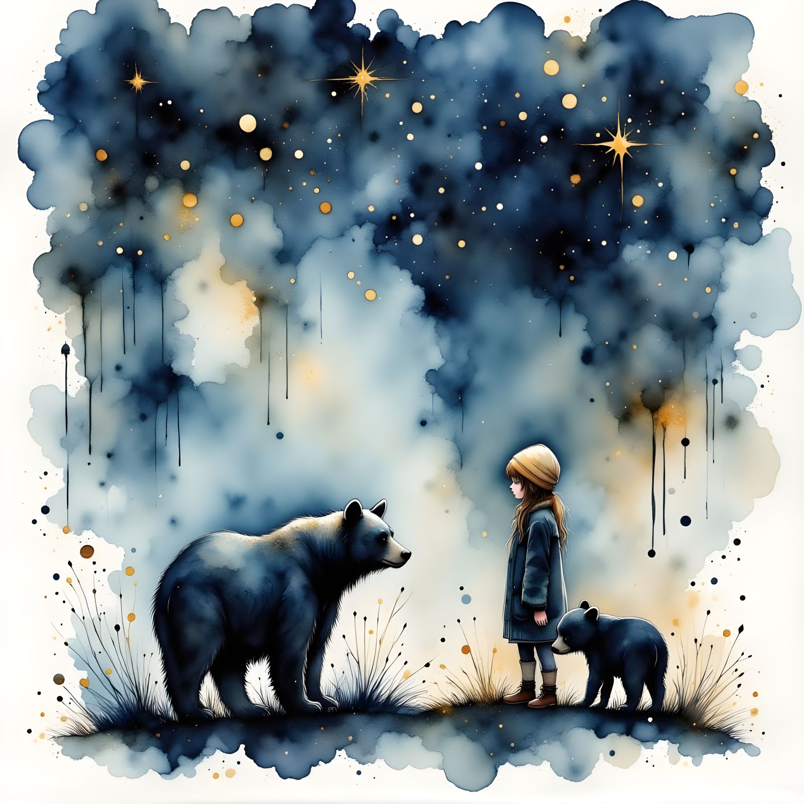 Encounter at Night  by @CNEWBY