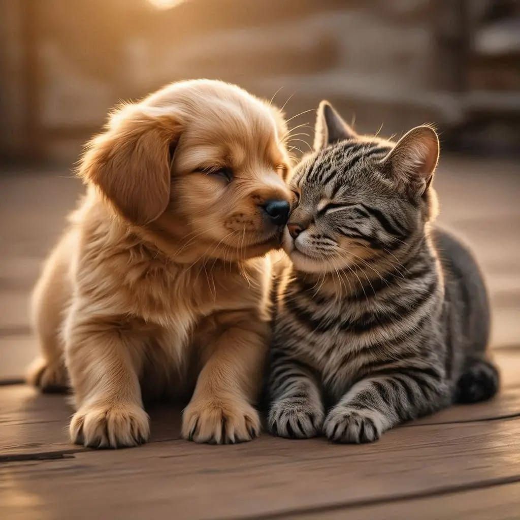 Dog and cat