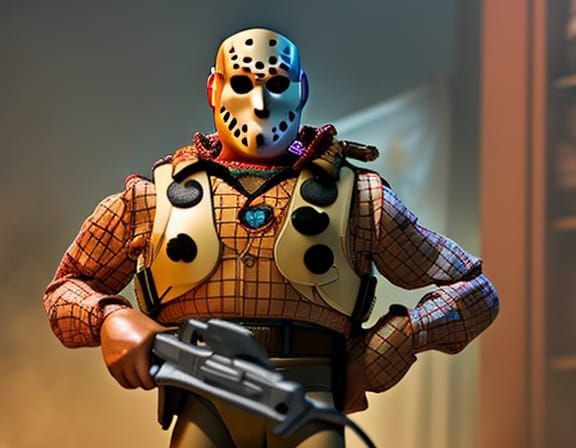 Friday the 13th Toy Story / New Sheriff in Town  by @Renbach