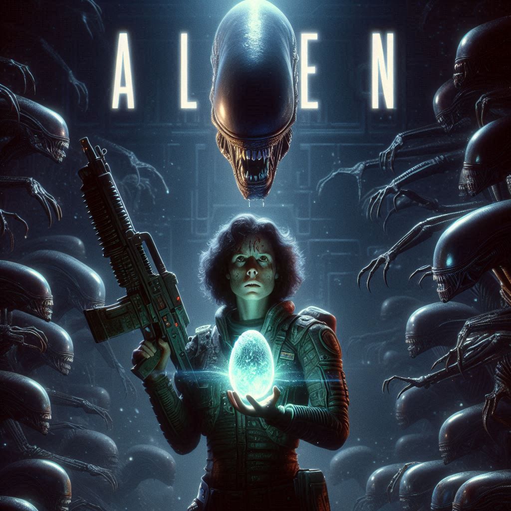 Alien movie poster concept..