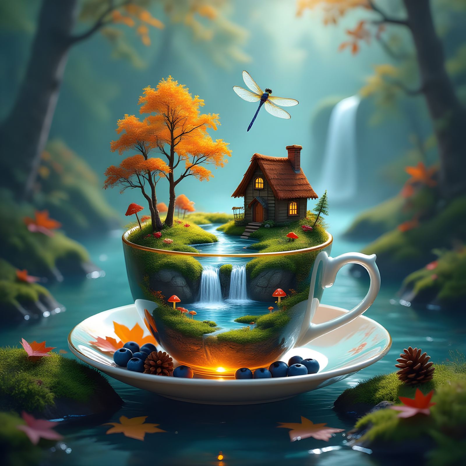 Forest in a teacup   by @Good_Vibes_Only