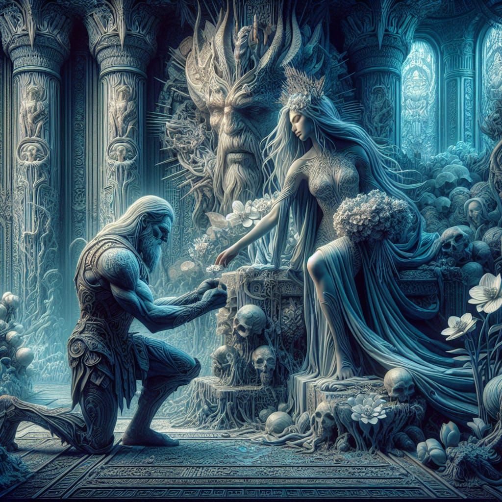 Hades and Persephone   by @Meli