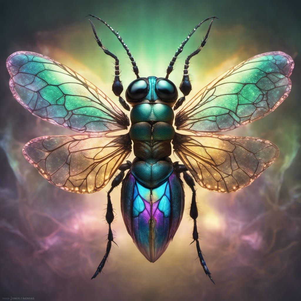 Fantasy Insect - Ai Generated Artwork - Nightcafe Creator