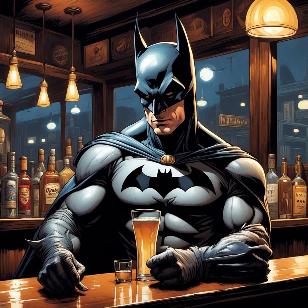 Bat-Tender (pun intended)  by @Papy Ion